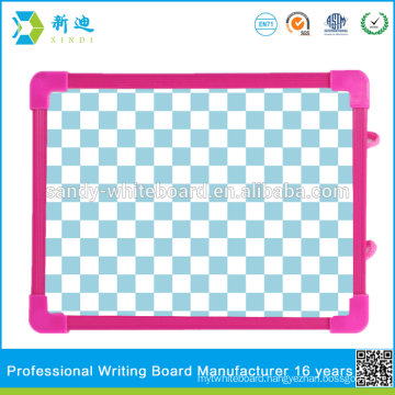 Plastic frame printing mini corkboard